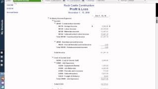 QuickBooks Tutorial: Profit & Loss Report