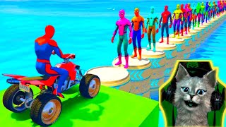 Atv Quads Bike Stunt Racing 3d-Superheroes Stunts Racing Part 4 #androidgameplay #racing #game3d screenshot 4