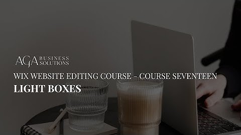 Wix Website Light Boxes | Step-by-Step Tutorial for Beginners