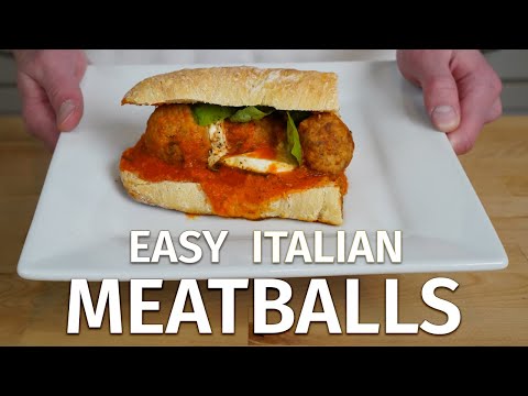 Easy Gluten Free Italian Meatballs