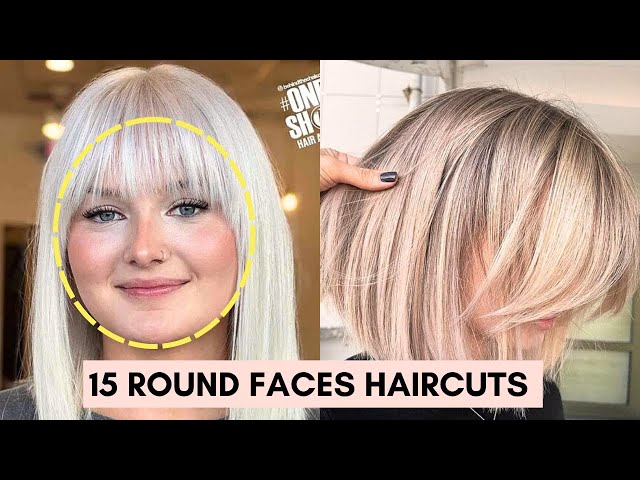 25 Best Haircuts For Round Faces : Middle Part Baby Blonde 1 - Fab Mood |  Wedding Colours, Wedding Themes, Wedding colour palettes