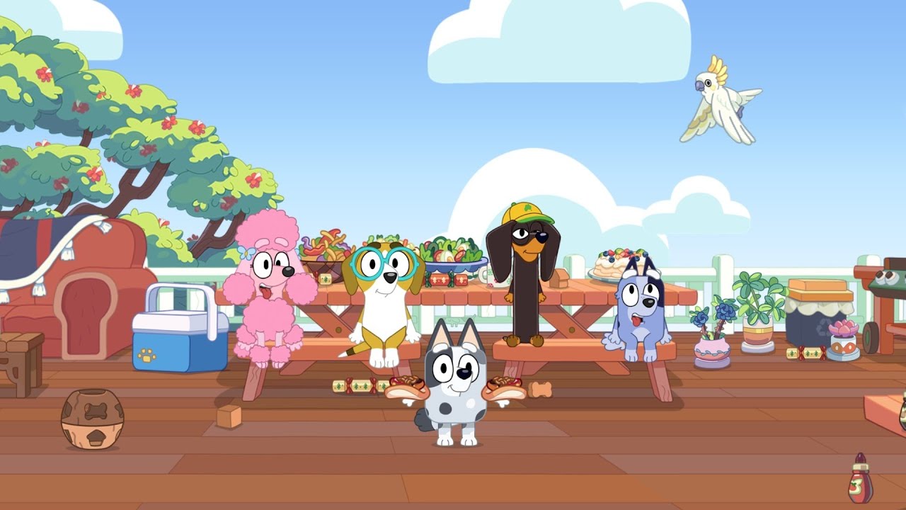 Bluey Christmas Sausage bread 04 YouTube