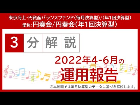 東京海上・円資産バランスファンド（愛称：円奏会）＜2022年4-6月の運用状況＞