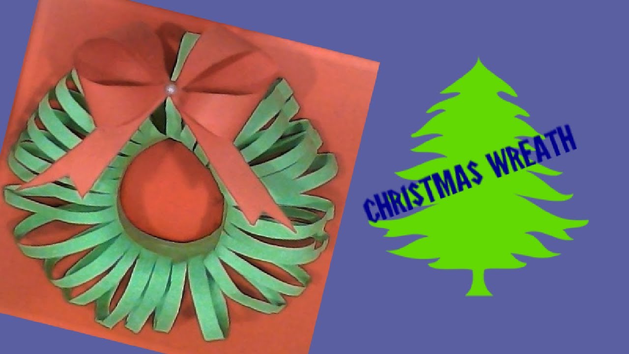 D.I.Y. CHRISTMAS WREATH /HOW TO MAKE CHRISTMAS WREATH. YouTube
