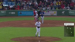 TEX@BOS: Pomeranz records 500th K by fanning Napoli