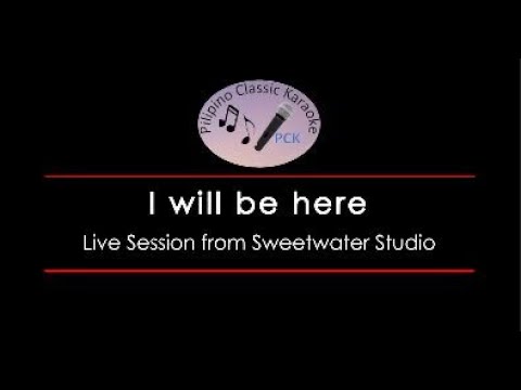 I will be here Karaoke version - YouTube