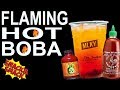 FLAMING HOT BOBA DRINK!! THIS WAS A BIG MISTAKE!