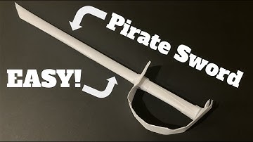 How to Make a Paper Pirate Saber