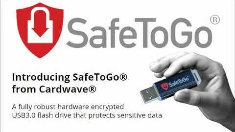 Introducing SafeToGo® hardware encrypted USB