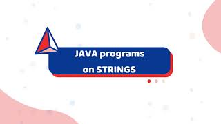 Java Programs on Strings | PART 1