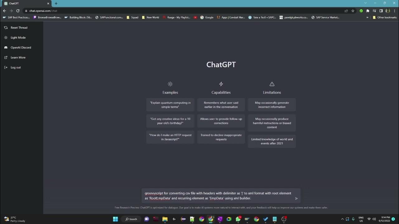 Chatgpt is insane simple groovy script for sap cpi youtube