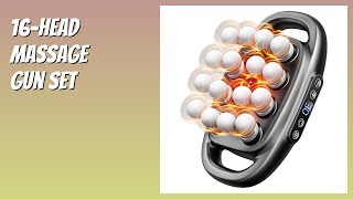 Review 2026 16head Massage Gun Set Features