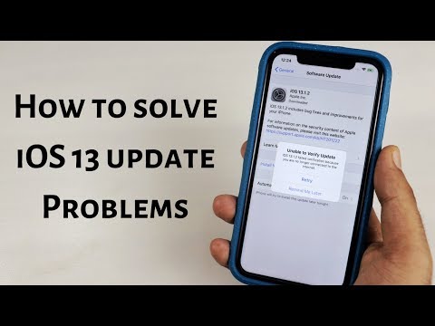 Solve iOS 13 Update Problems