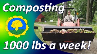 Composting 1,000 Pounds of Food Waste Every Week with Worm Works Composting