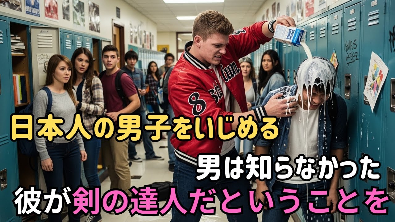 日本人少年を見下すアメリカ人の男は知らなかった。彼が侍の心をもった剣の達人であることを。