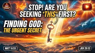 What Happens When You Seek God First
