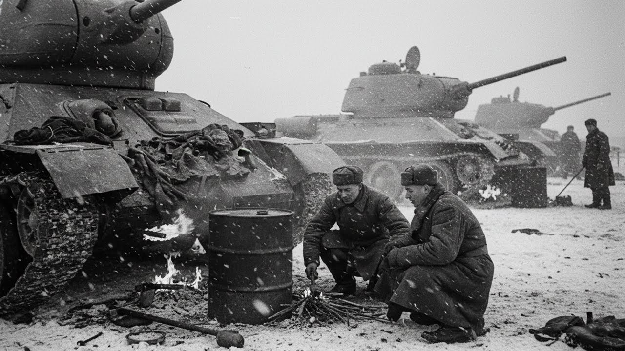 I trucchi segreti invernali usati dagli equipaggi sovietici per mantenere i carri armati in funzione