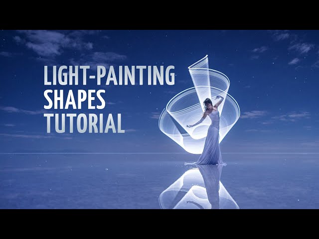 Creating Light Painting Photographs using Photoshop - Light