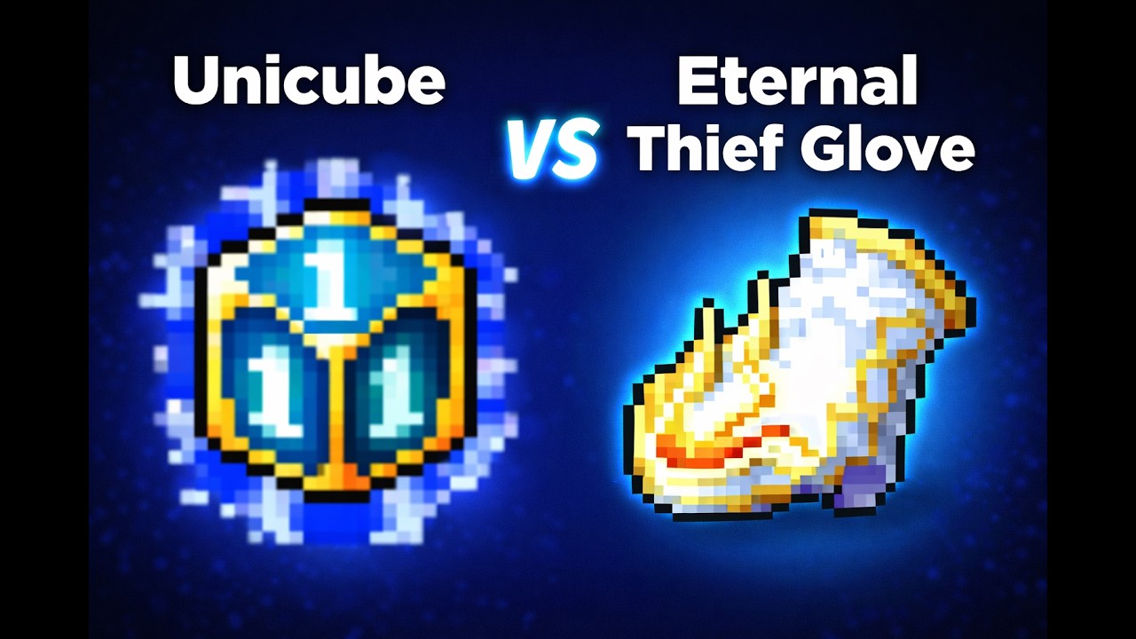 GMS Bera - Unicubes sesion 3 pack on 2L crit dmg eternal thief gloves