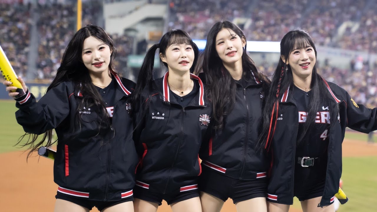 기아타이거즈 치어리더 응원 스케치 250404 4k