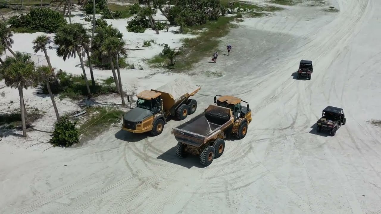 Beach renourishment Fort Myers Beach
