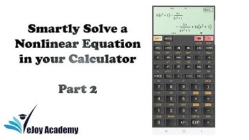 How to Smartly Solve a Nonlinear Equation in your Calculator - Part 2