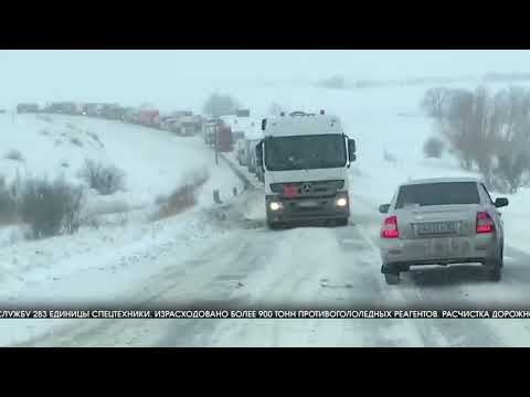 В Волгоградской области продолжается борьба со снегом