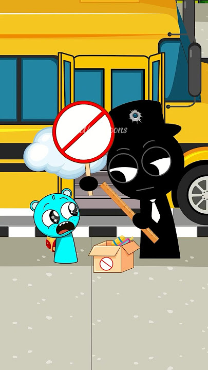 POV: Black won’t let students bring dangerous items on the school bus – Part 1 || Incredibox Sprunki