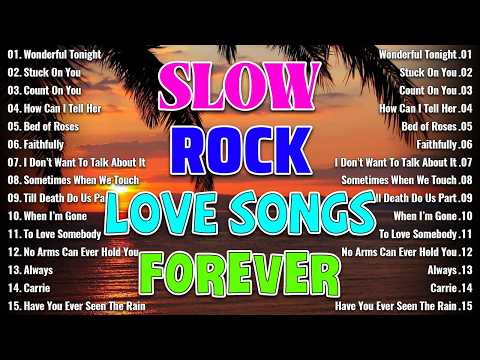 Slow Rock Love Song Nonstop 🎤🎷 SLOW ROCK MEDLEY 🔊🎧 Rock Ballads 70S 80S 90S 🔊🎧 Nonstop Pinoy Medley