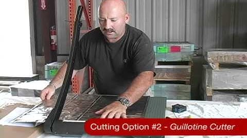 How to Cut Kitchen Backplash and Ceiling Tiles