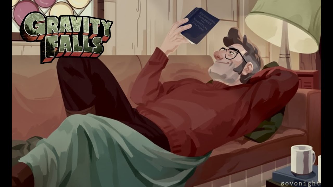 Relaxing with Ford Pines (w/ heartbeat) Ambience 💤 -  Gravity Falls ASMR to Sleep, Study & Relax 🌲