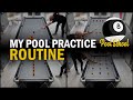 My pool practice routine  pool school