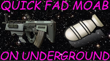 MW3: Quick FAD MOAB on Underground! (4 Off Double MOAB) | Double MOAB Tip!