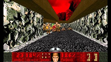 Survive In Hell Map 25 Doom Logo UV Max in 1:25