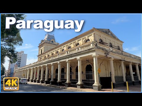 Exploring The Central Station Railway Museum in Asunción, Paraguay | 4K Walk Travel Vlog