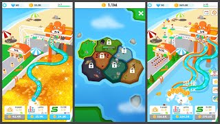 Idle Water Slide (Gameplay) - Idle - [Android Fragments]🧩 screenshot 5