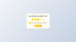 🌟 Build a Star Rating System in HTML, CSS & JavaScript screenshot 5