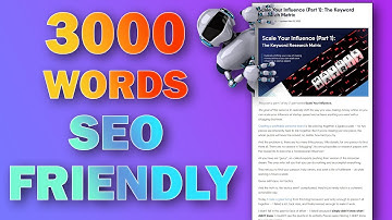 This AI Writes 3000 Word Blogs In Seconds