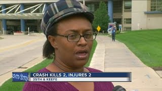 Teen victim's mother reacts to fatal crash