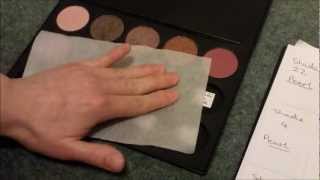 Custom D.I.Y MUA Eye Shadow Palette (de-pot your MUA eye shadows!) (18/12/2012)