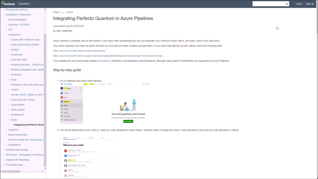 Microsoft Azure DevOps pipeline