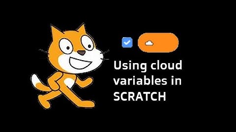 How to use Scratch cloud variables