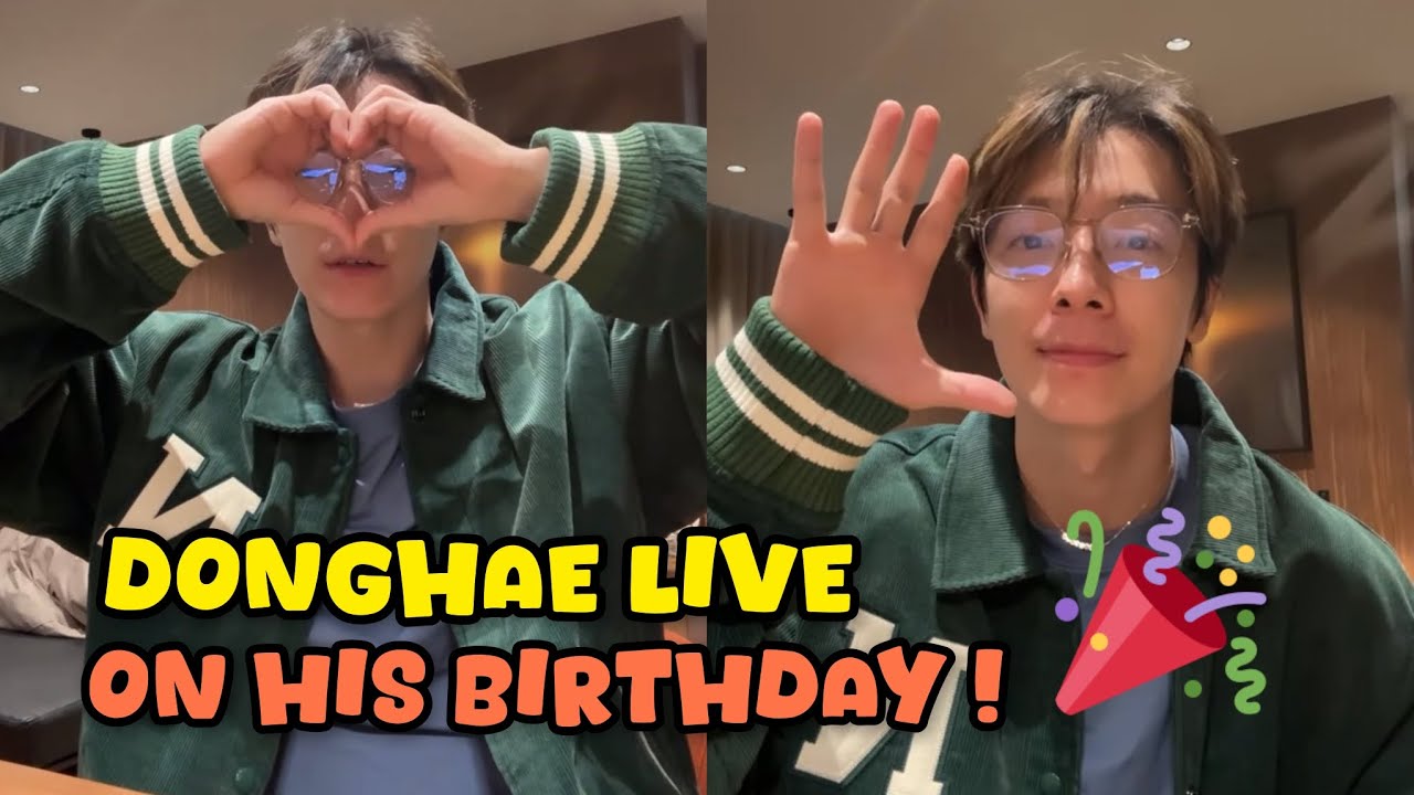Donghae’s Birthday Wish: Staying Healthy to Cherish Every Moment 🌟