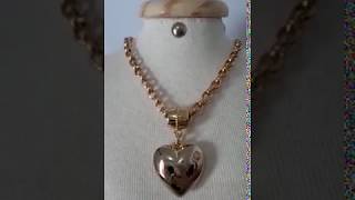 Colar Feminino Corrente Elo Português Grosso Banhado a Ouro - YouTube