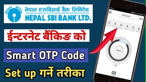 How to Setup Smart OTP Code of Nepal SBI e-banking। Nepal SBI internet banking।