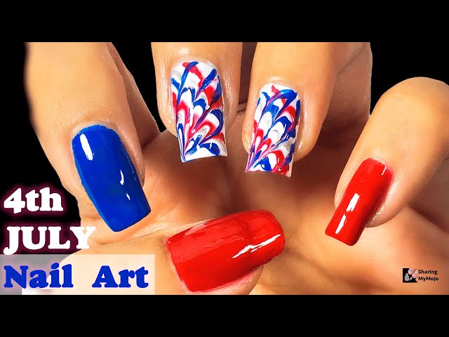 Red Triangle Nail Art Design Stock Photo - Download Image Now - Red, White  Nail Polish, Art - iStock