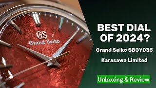 Most Beautiful Dial Of 2024? Grand Seiko Sbgy035 Karasawa Review & Unboxing
