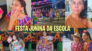 FESTA JUNINA DA ESCOLA/NOS PREPARANDO PARA A QUADRILHA/COMIDAS TIPICAS/ FORRÓ 