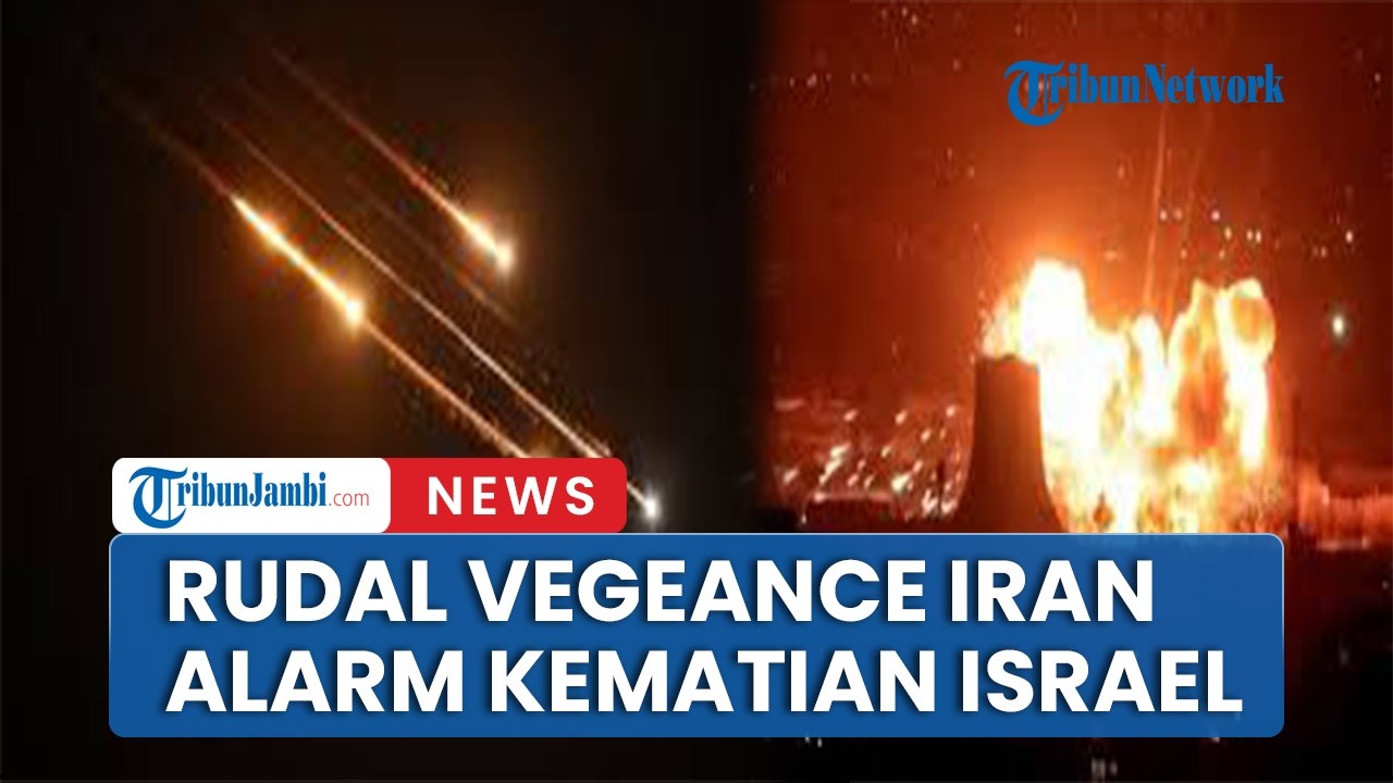 Rudal Vengeance Iran Hantam Keras Kawasan Pendudukan Israel Aktifkan Alrm Kematian