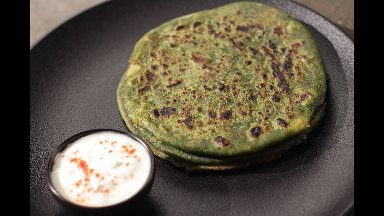 Aloo Palak Parantha -